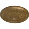 Ekena Millwork Randee Ceiling Medallion (Fits Canopies up to 3 7/8"), Hand-Painted Pale Gold, 20"OD x 1 3/8"P CM20HAPAS - alternate 2